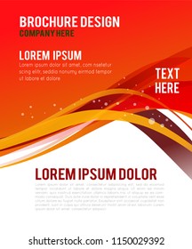 Background concept design for brochure or flyer, abstract vector illustration