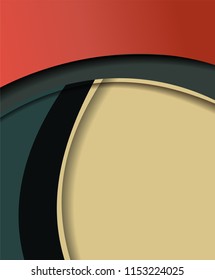 Background concept design for brochure or flyer, abstract vector illustration