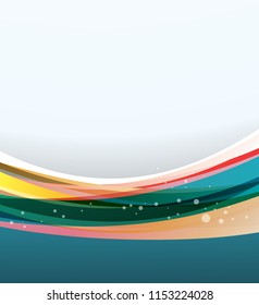 Background concept design for brochure or flyer, abstract vector illustration