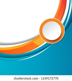Background concept design for brochure or flyer, abstract vector illustration