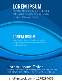 Background concept design for brochure or flyer, abstract vector illustration