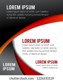Background concept design for brochure or flyer, abstract vector illustration