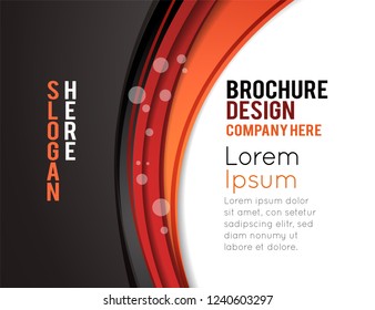 Background concept design for brochure or flyer, abstract vector illustration