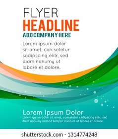 Background concept design for brochure or flyer, abstract vector illustration