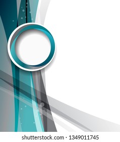 Background concept design for brochure or flyer, abstract vector illustration
