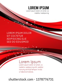 Background concept design for brochure or flyer, abstract vector illustration