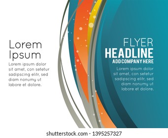 Background concept design for brochure or flyer, abstract vector illustration
