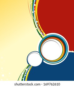Background concept design for brochure or flyer, abstract vector illustration.