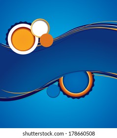 Background concept design for brochure or flyer, abstract vector illustration.