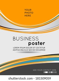Background concept design for brochure or flyer, abstract vector illustration.