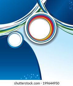Background concept design for brochure or flyer, abstract vector illustration.