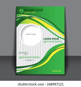 Background concept design for brochure or flyer, abstract vector illustration