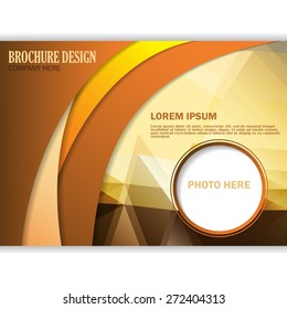 Background concept design for brochure or flyer, abstract vector illustration