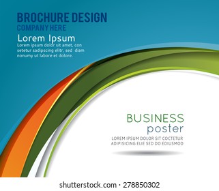 Background concept design for brochure or flyer, abstract vector illustration