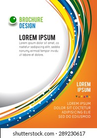 Background concept design for brochure or flyer, abstract vector illustration.