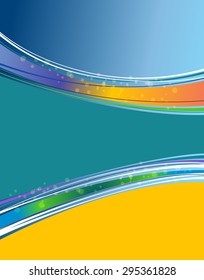 Background concept design for brochure or flyer, abstract vector illustration.