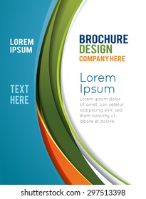 Background concept design for brochure or flyer, abstract vector illustration