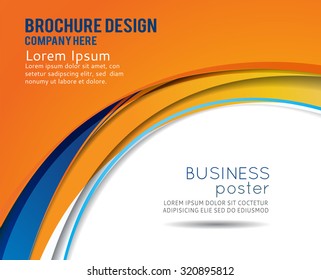 Background concept design for brochure or flyer, abstract vector illustration