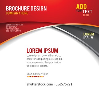 Background concept design for brochure or flyer, abstract vector illustration