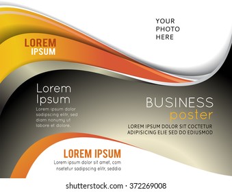Background concept design for brochure or flyer, abstract vector illustration