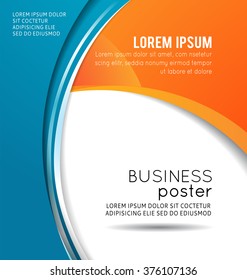 Background concept design for brochure or flyer, abstract vector illustration