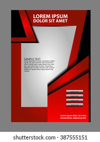Background concept design for brochure or flyer, abstract vector illustration
