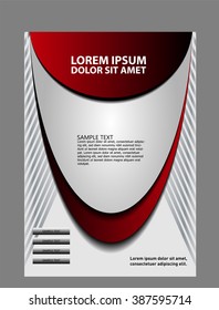 Background concept design for brochure or flyer, abstract vector illustration
