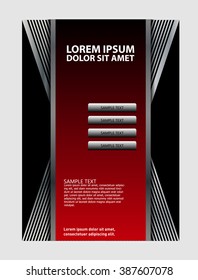 Background concept design for brochure or flyer, abstract vector illustration
