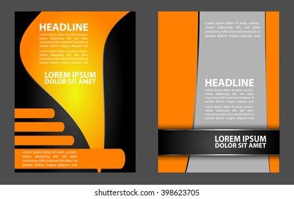 Background concept design for brochure or flyer, abstract vector illustration
