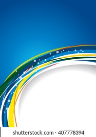 Background concept design for brochure or flyer, abstract vector illustration.