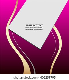 Background concept design for brochure or flyer, abstract vector illustration
