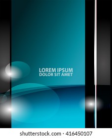 Background concept design for brochure or flyer, abstract vector illustration
