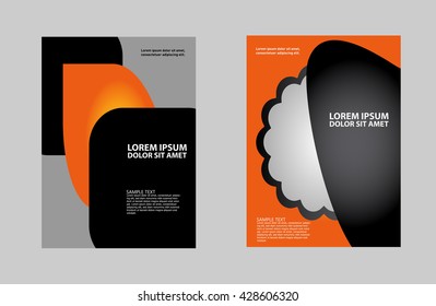 Background concept design for brochure or flyer, abstract vector illustration
