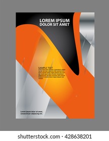 Background concept design for brochure or flyer, abstract vector illustration
