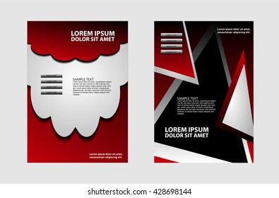 Background concept design for brochure or flyer, abstract vector illustration
