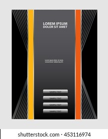 Background concept design for brochure or flyer, abstract vector illustration
