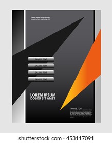 Background concept design for brochure or flyer, abstract vector illustration
