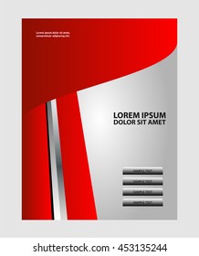 Background concept design for brochure or flyer, abstract vector illustration
