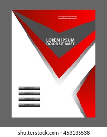 Background concept design for brochure or flyer, abstract vector illustration
