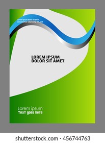 Background concept design for brochure or flyer, abstract vector illustration
