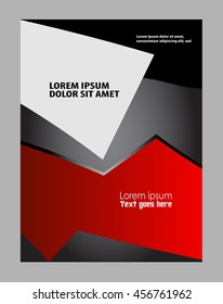 Background concept design for brochure or flyer, abstract vector illustration
