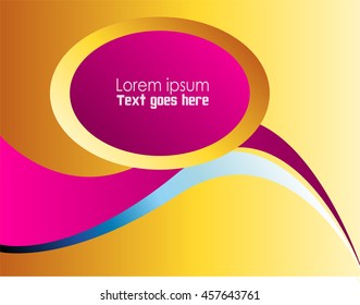 Background concept design for brochure or flyer, abstract vector illustration
