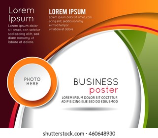 Background concept design for brochure or flyer, abstract vector illustration