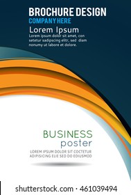 Background concept design for brochure or flyer, abstract vector illustration