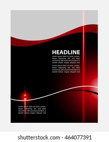 Background concept design for brochure or flyer, abstract vector illustration
