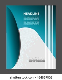 Background concept design for brochure or flyer, abstract vector illustration
