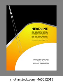 Background concept design for brochure or flyer, abstract vector illustration
