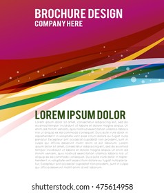 Background concept design for brochure or flyer, abstract vector illustration