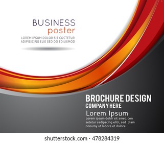 Background concept design for brochure or flyer, abstract vector illustration