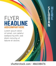 Background concept design for brochure or flyer, abstract vector illustration